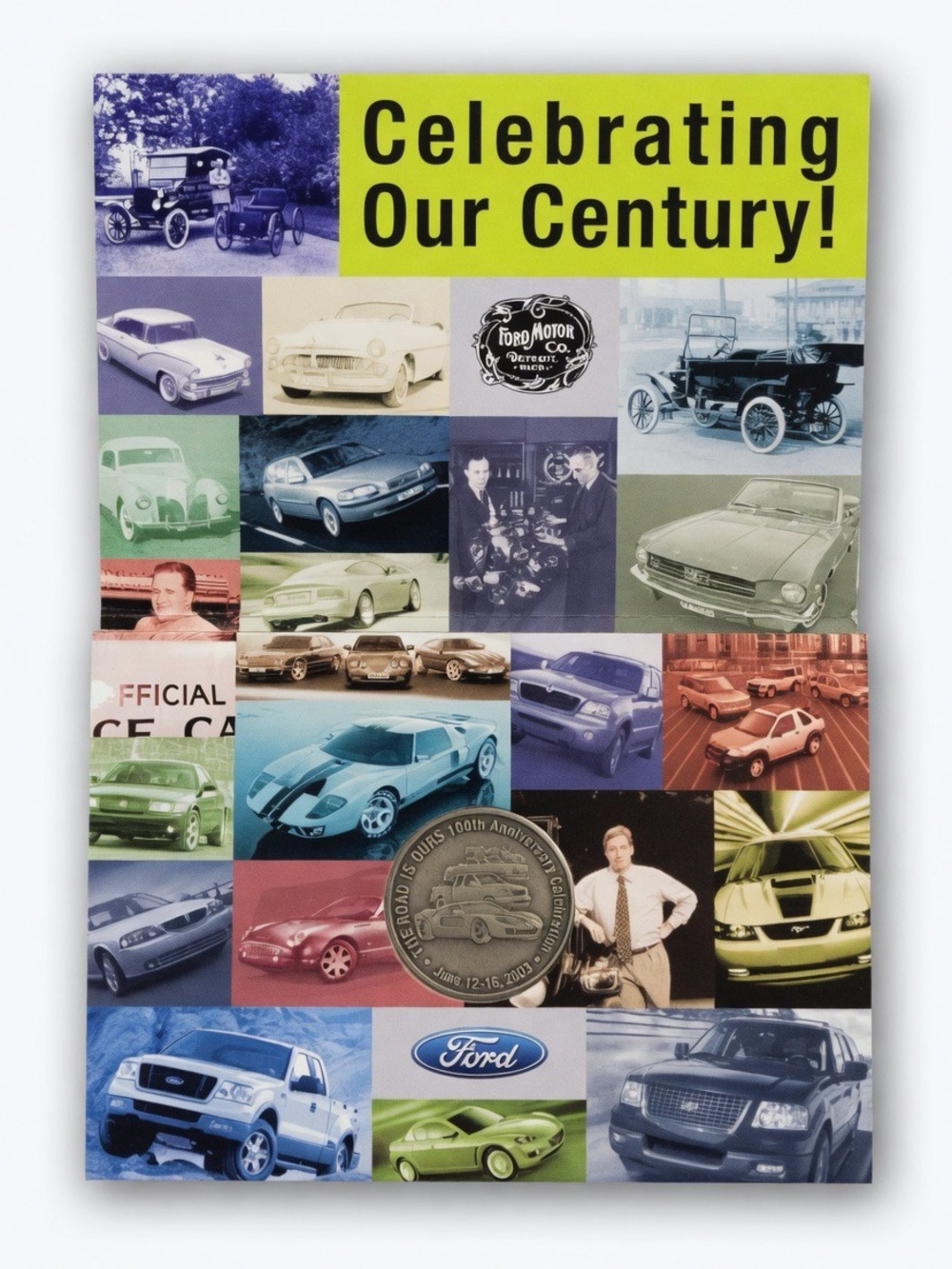 2003 ford 100th anniversary "the Road Is Ours" Commerative Token